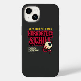 Horrorflix en chillen Case-Mate iPhone 14 hoesje