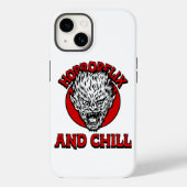 Horrorflix en chillen Case-Mate iPhone case (Achterkant)