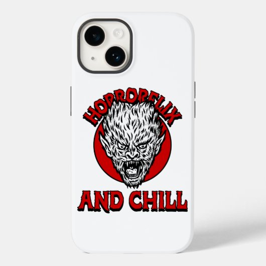 Horrorflix en chillen Case-Mate iPhone case (Achterkant)