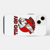 Horrorflix En Chillen iPhone Hoesje (Achterkant horizontaal)