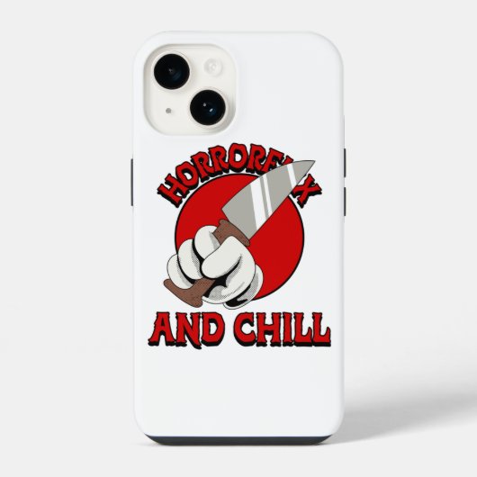 Horrorflix En Chillen iPhone Hoesje (Achterkant)