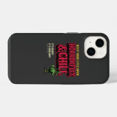 Horrorflix En Chillen iPhone Hoesje (Achterkant horizontaal)