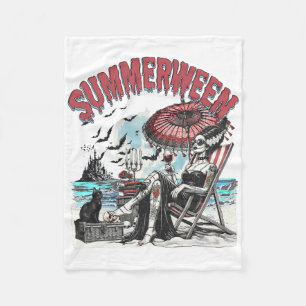 Horrorpersonage Summerween Halloween Beac Fleece Deken