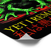 Horrors Are Never Ending Yet I Remain Silly Japane Poster (Hoek)