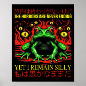 Horrors Are Never Ending Yet I Remain Silly Japane Poster (Voorkant)