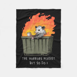 Horrors blijven bestaan, dus blijf ik Funny Ssum M Fleece Deken