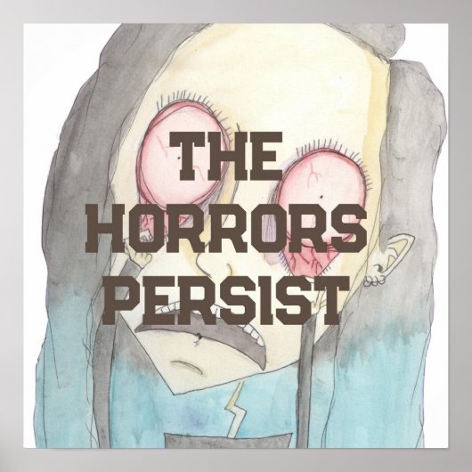 Horrors duren voort poster (Voorkant)