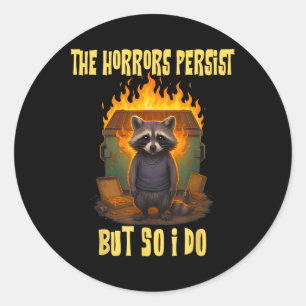 Horrors houden aan, maar dat geldt ook voor Funny  Ronde Sticker