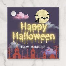 Horrors nacht leuke Halloween feestuitnodigingen Bedankjes Labels