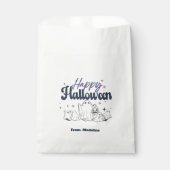 Horrors nacht leuke Halloween feestuitnodigingen Bedankzakje (Voorkant)