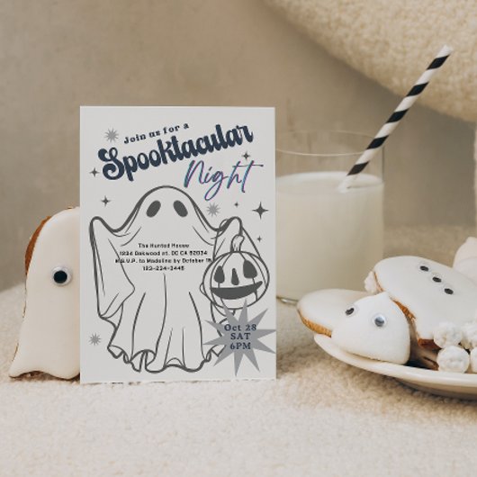 Horrors nacht leuke Halloween feestuitnodigingen Kaart