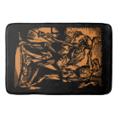 Horrors Van Dode Mijnwerkers Voor Halloween Badmat (Voorkant)