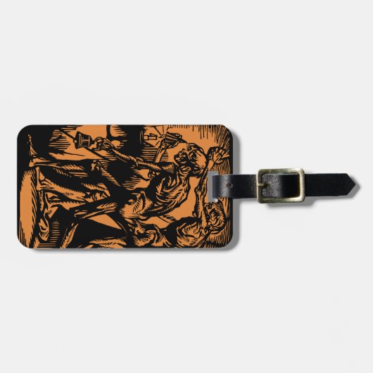 Horrors Van Dode Mijnwerkers Voor Halloween Bagagelabel (Voorkant horizontaal)