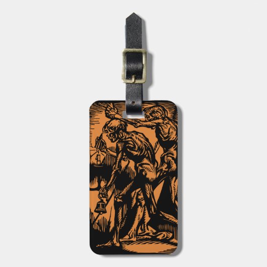 Horrors Van Dode Mijnwerkers Voor Halloween Bagagelabel (Voorkant verticaal)