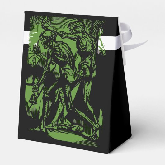 Horrors Van Dode Mijnwerkers Voor Halloween Bedankdoosjes (Achterkant)