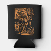 Horrors Van Dode Mijnwerkers Voor Halloween Blikjeskoeler (Achterkant)