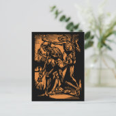 Horrors Van Dode Mijnwerkers Voor Halloween Briefkaart (Staand voorkant)