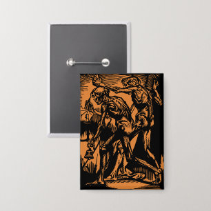 Horrors Van Dode Mijnwerkers Voor Halloween Button