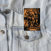 Horrors Van Dode Mijnwerkers Voor Halloween Button (Insitu)