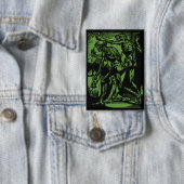 Horrors Van Dode Mijnwerkers Voor Halloween Button (Insitu)