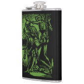 Horrors Van Dode Mijnwerkers Voor Halloween Heupfles (Links)