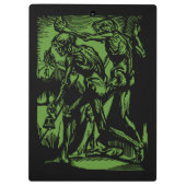 Horrors Van Dode Mijnwerkers Voor Halloween Klembord (Achterkant)