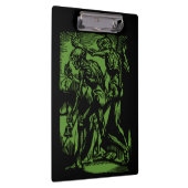 Horrors Van Dode Mijnwerkers Voor Halloween Klembord (Rechts)