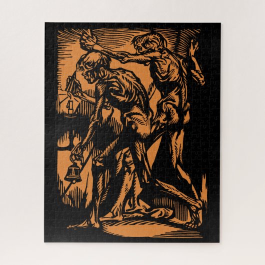 Horrors Van Dode Mijnwerkers Voor Halloween Legpuzzel (Verticaal)