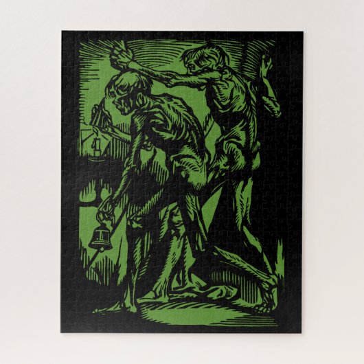 Horrors Van Dode Mijnwerkers Voor Halloween Legpuzzel (Verticaal)