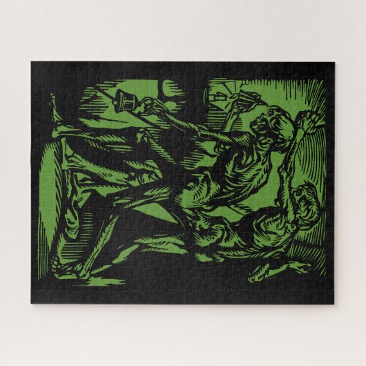 Horrors Van Dode Mijnwerkers Voor Halloween Legpuzzel (Horizontaal)