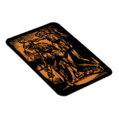 Horrors Van Dode Mijnwerkers Voor Halloween Magneet (Rechterzijde)