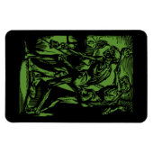 Horrors Van Dode Mijnwerkers Voor Halloween Magneet (Horizontaal)