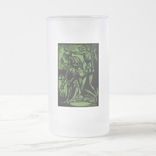 Horrors Van Dode Mijnwerkers Voor Halloween Matglas Bierpul (Center)