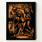 Horrors Van Dode Mijnwerkers Voor Halloween Notitieboek (Achterkant)