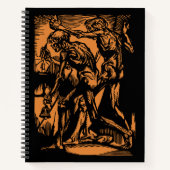 Horrors Van Dode Mijnwerkers Voor Halloween Notitieboek (Voorkant)