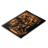 Horrors Van Dode Mijnwerkers Voor Halloween Notitieboek (Linkerzijde)