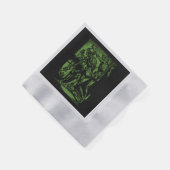 Horrors Van Dode Mijnwerkers Voor Halloween Servet (Hoek)