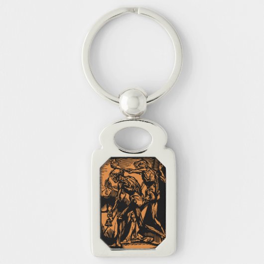 Horrors Van Dode Mijnwerkers Voor Halloween Sleutelhanger (Voorkant)