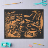 Horrors Van Dode Mijnwerkers Voor Halloween Tissuepapier (Craft)