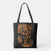 Horrors Van Dode Mijnwerkers Voor Halloween Tote Bag (Achterkant)