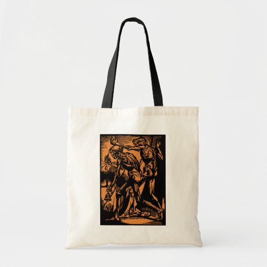 Horrors Van Dode Mijnwerkers Voor Halloween Tote Bag (Voorkant)