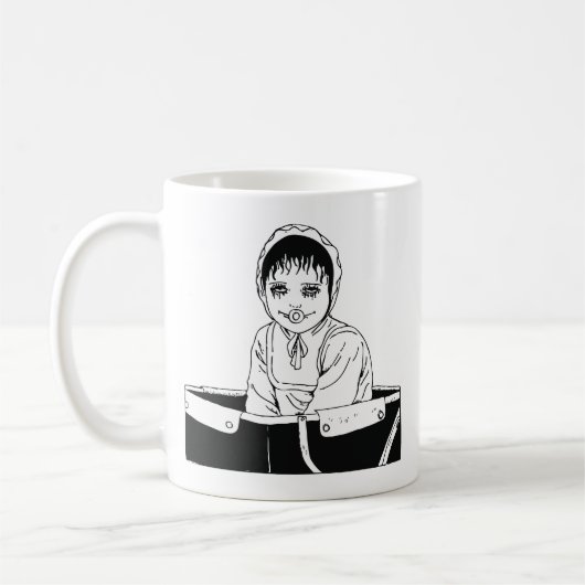 Horrorsanimekunst Koffiemok (Links)