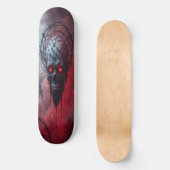 Horrorsfeer Schedel Persoonlijk Skateboard (Voorkant)