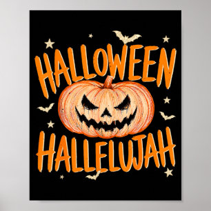 Horrorsne Halloweenpompoen voor vrouwen, meisjes e Poster