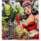  horrorstrips douchegordijn (Voorkant)