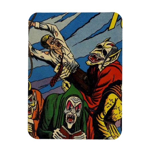horrorstrips | Gulden eeuwse horrorstrips Magneet (Verticaal)