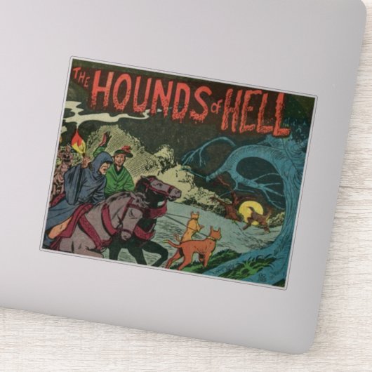  horrorstrips | Noordelijke  strips 7 Sticker (Detail)