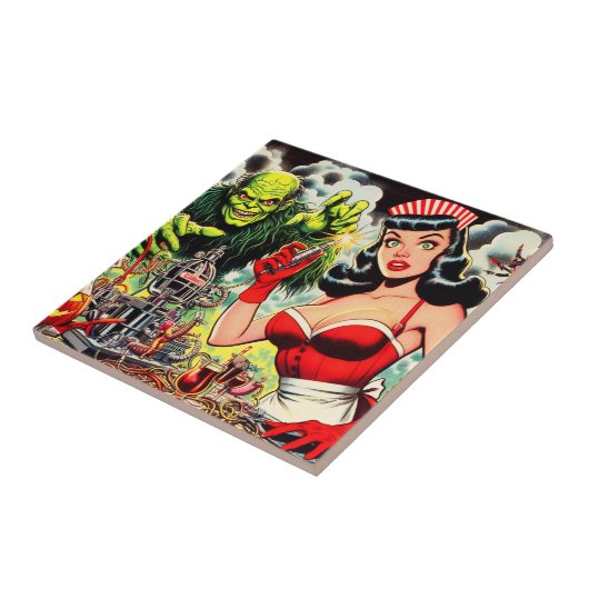  horrorstrips tegeltje (Zijkant)