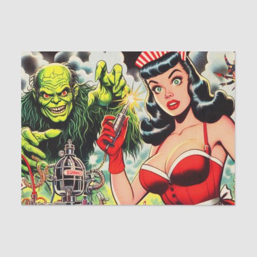  horrorstrips tissuepapier (Voorkant)