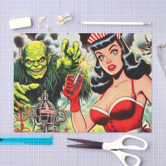  horrorstrips tissuepapier (Craft)